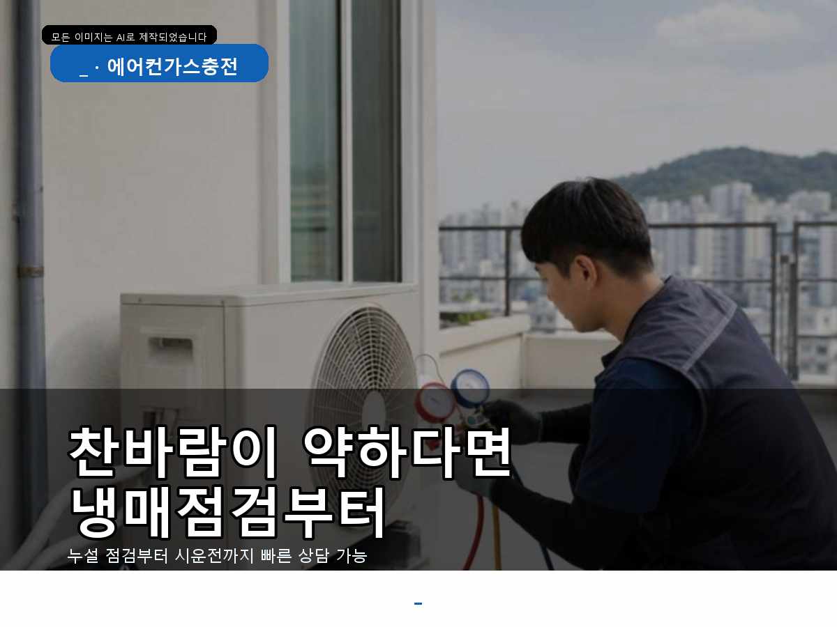 담양군 덕곡리 에어컨가스충전, 찬바람이 약해진 원인을 확인한 사례